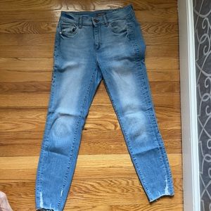 DL1961 Florence Ankle  Mid Rise instasculpt skinny jeans size 27 barley worn
